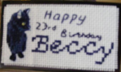 XSTITCH: Beccy 23rd