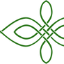 Simple horizontal celtic knot