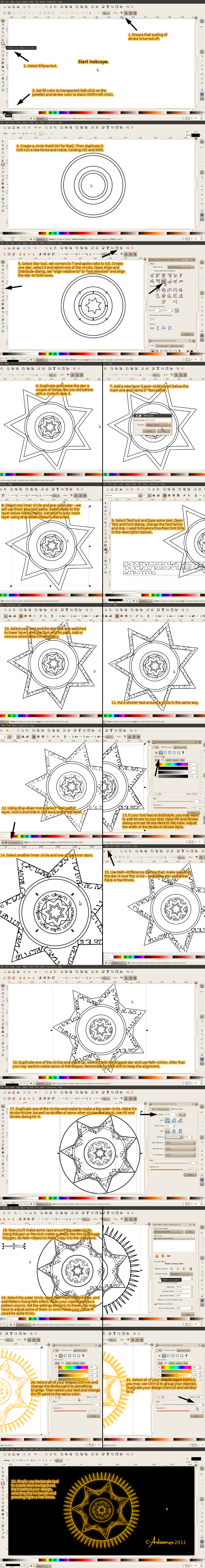 Magic circle... in Inkscape