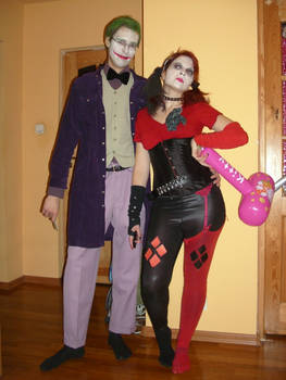 Harley Quinn and Joker cosplay