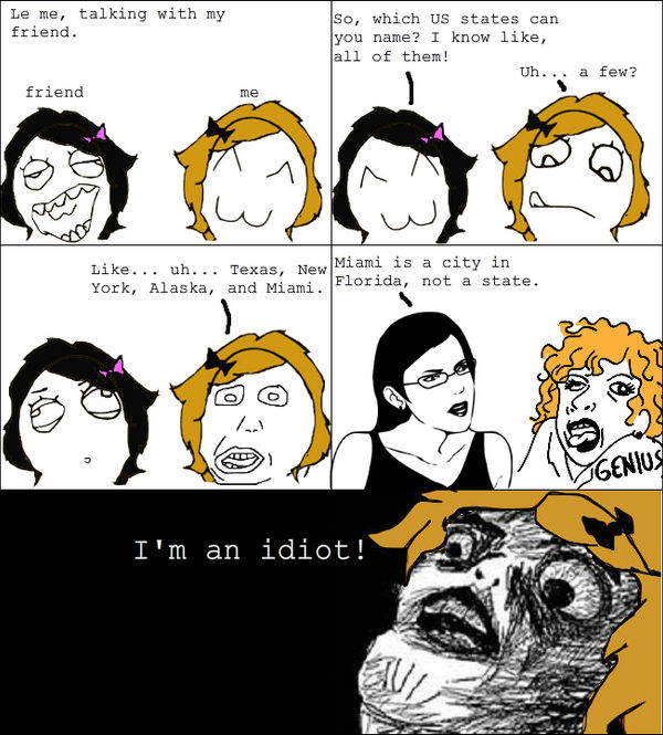 Rage Comic - I'm dumb. by PinkMerluvlee on DeviantArt