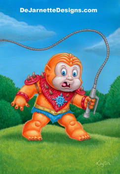 Beastman as a Garbage Pail Kid