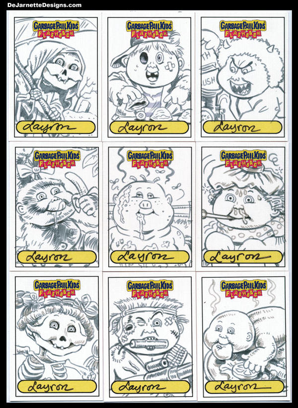 Pattern Gpk GPK Flashback sketch cards 11 by DeJarnette on DeviantArt