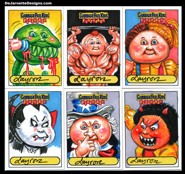 GPK Flashback sketch cards 2