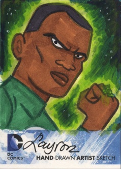 DC Comics New 52 Sketch Card: Green Lantern JS