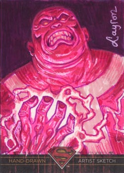 'Superman: The Legend' sketch card - Parasite 2