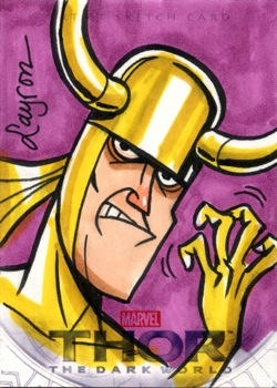 Thor: TDW Sketch Card - Loki 1