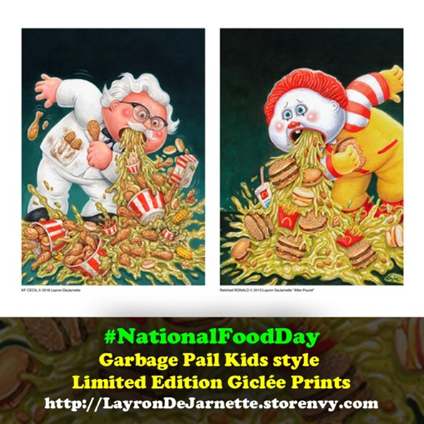 Fast Food GPK Limited Edition Giclee Prints