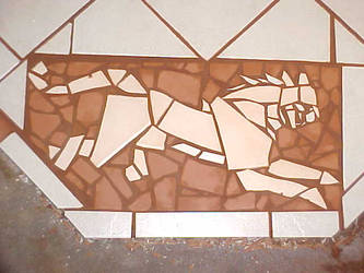 Ratha hearth mosaic