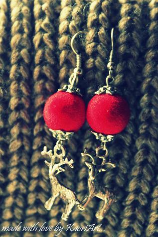 Reindeer Earrings