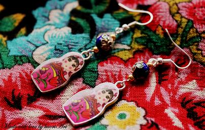 Earrings Matryoshkas