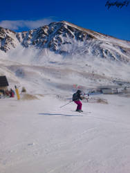 Levitating in Passo Tonale