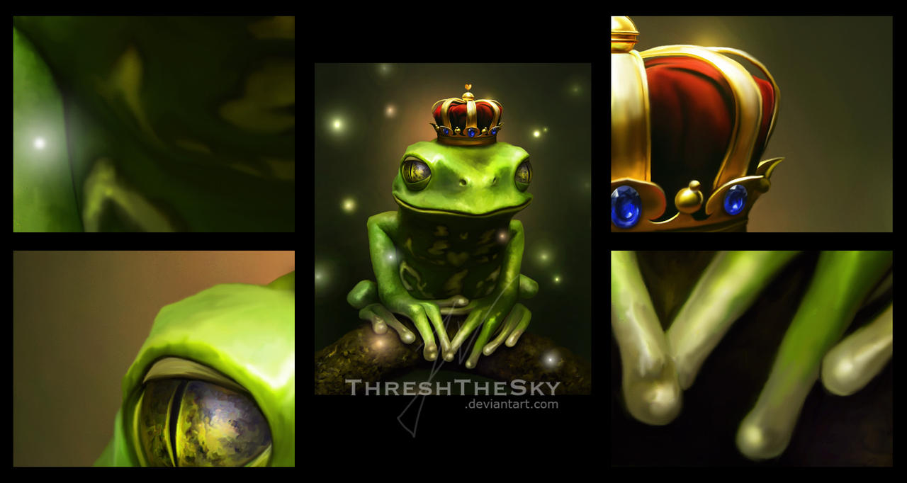 Frog Painting Close-Ups