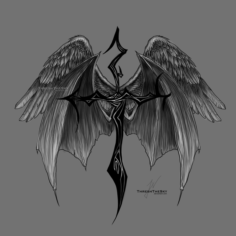 Fallen Angel Tattoo