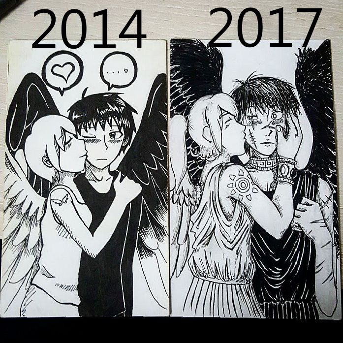 improvement meme - angel's kiss