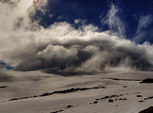 En las nubes