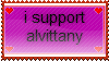i support alvittany stamp by alvittanyallday