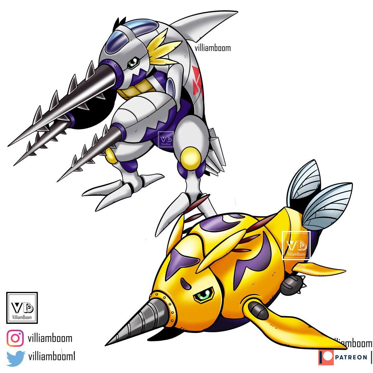 Digmon Fish Submarimon and Digmon Fused by DoruFlaymDraGon on DeviantArt