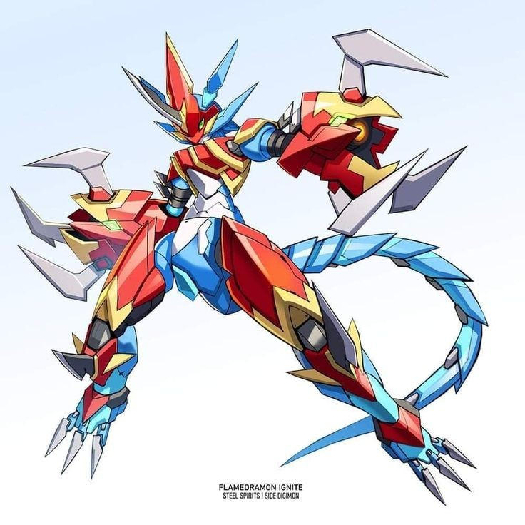 Flamedron Flamedramon Ignite by DoruFlaymDraGon on DeviantArt