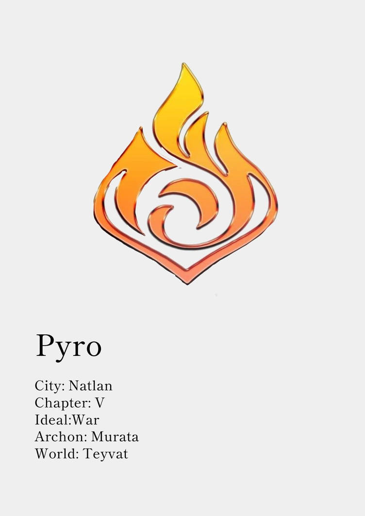 Pyro Banner Genshin Impact Pyro 1 by DoruFlaymDraGon on DeviantArt