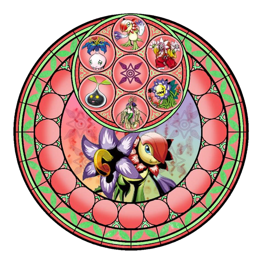 Floramon Round Evolution by DoruFlaymDraGon on DeviantArt