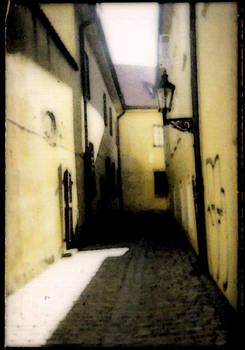 Prague alleyway