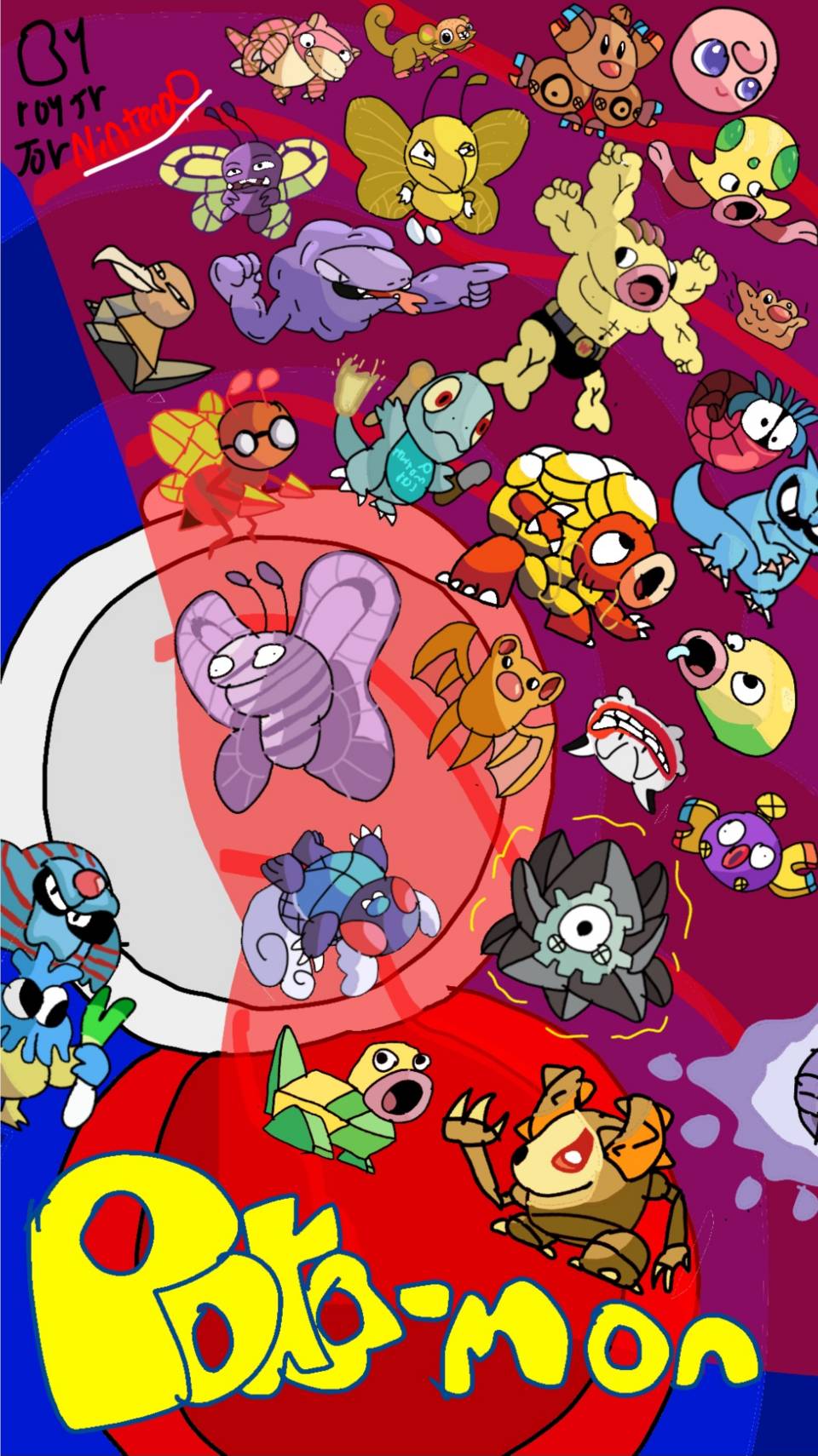 A poster for the pokerap song by ROYJRANIMATIONS on DeviantArt