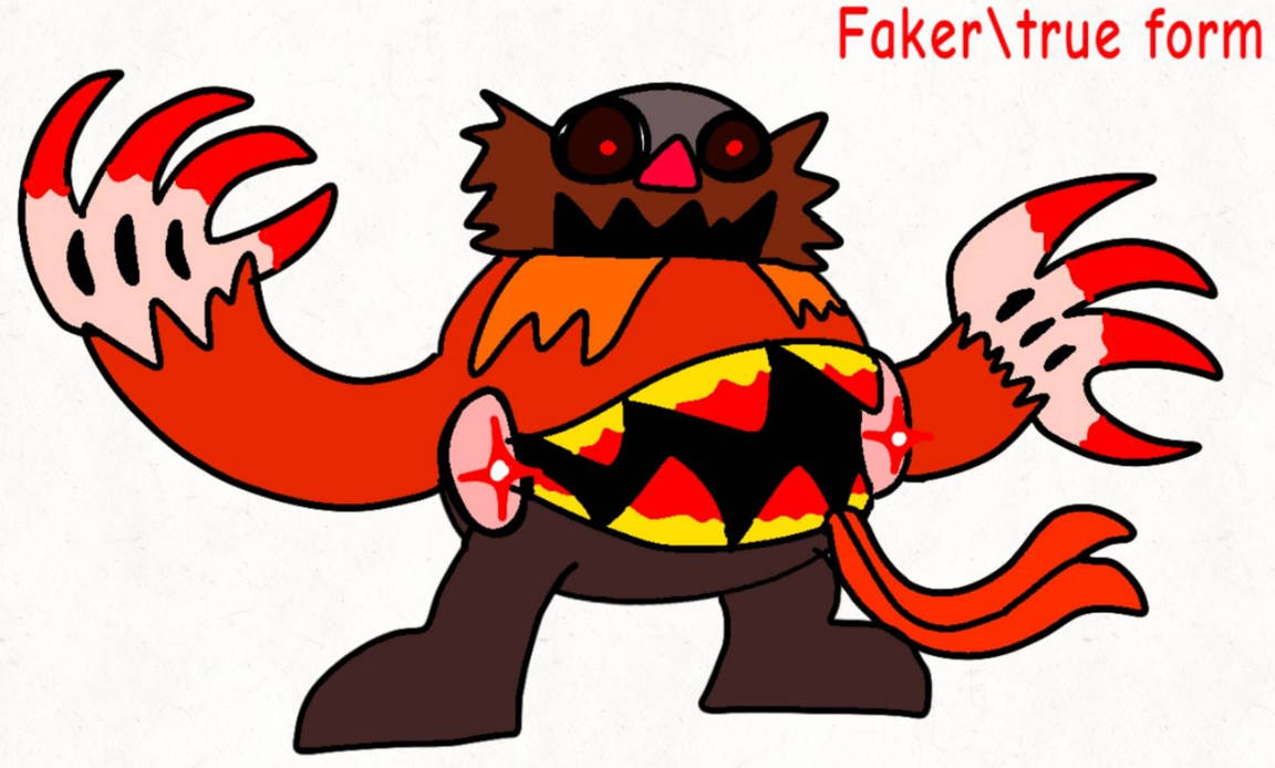 Mouthfulls faker\true form by ROYJRANIMATIONS on DeviantArt