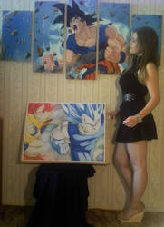 Me and my DragonBall art by turanneth