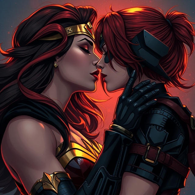 Wonder Woman And Black Widow Making Out By Meteorite36 On DeviantArt wonder-woman-and-black-widow-making-out-by-meteorite36-on-deviantart
