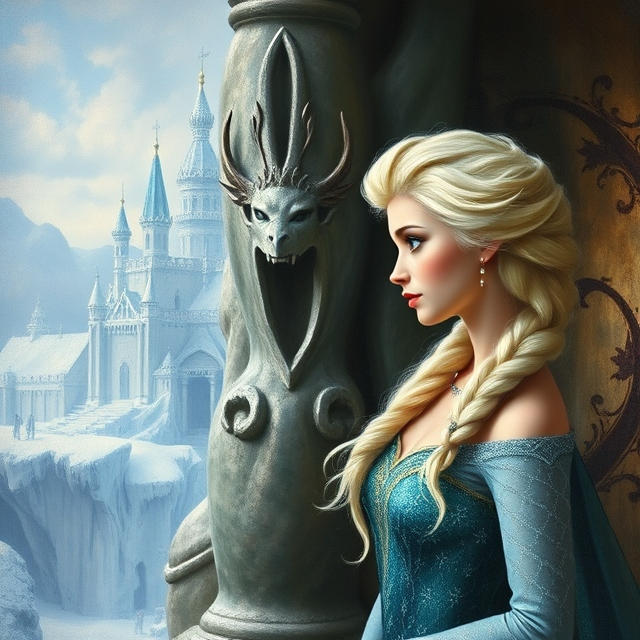 Elsa frozen Standing there Protecting her Home by Meteorite36 on DeviantArt
