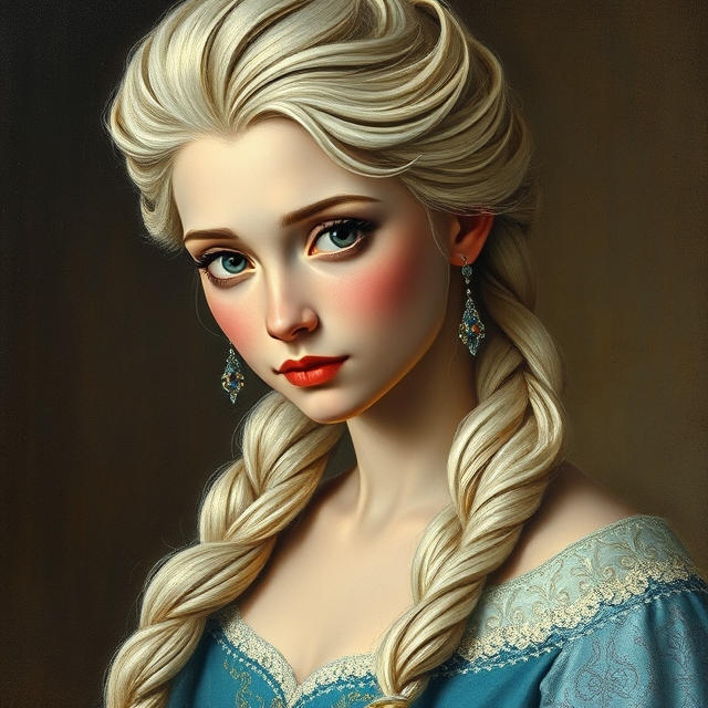 Elsa portrait Frozen by Meteorite36 on DeviantArt