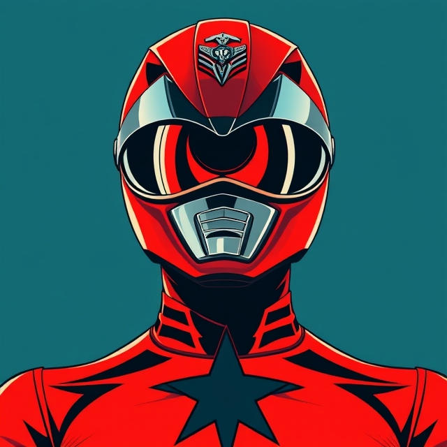 Commander red Ranger from the comics by Meteorite36 on DeviantArt