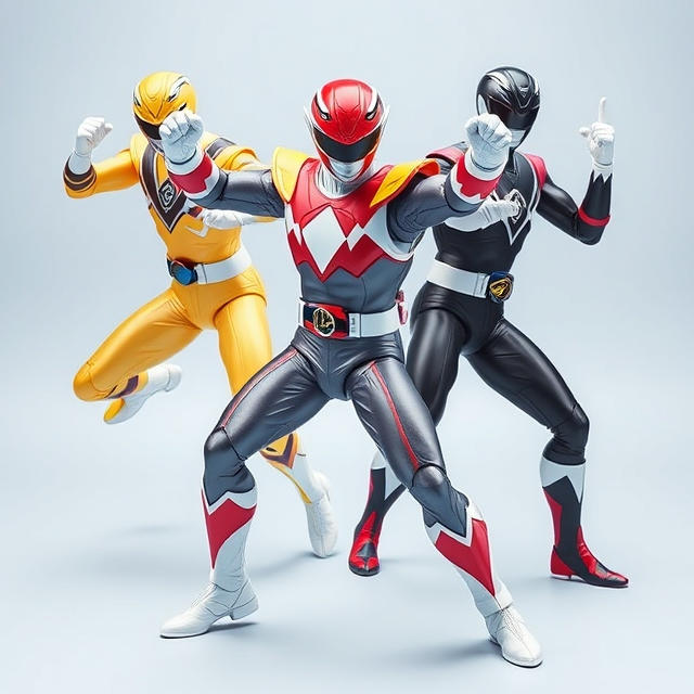 Ultimate Power Rangers figures by Meteorite36 on DeviantArt