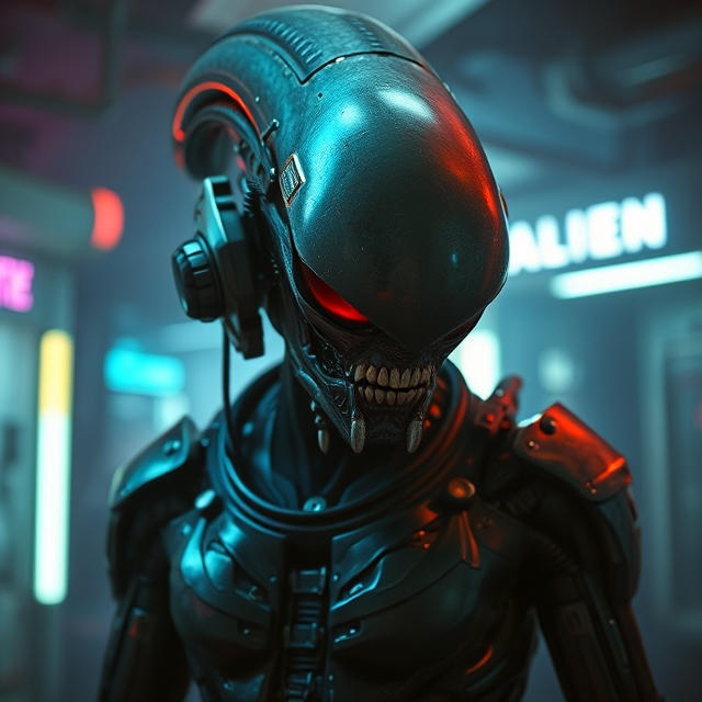 Android cyber alien by Meteorite36 on DeviantArt