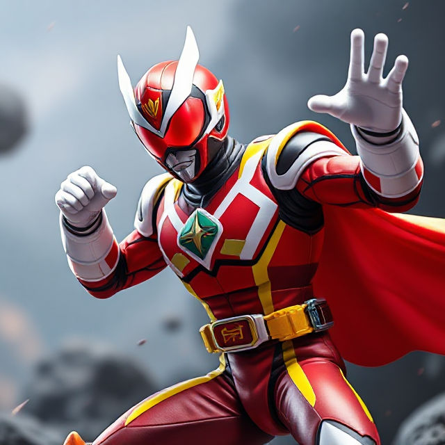 Power Ranger red bug Action figure by Meteorite36 on DeviantArt
