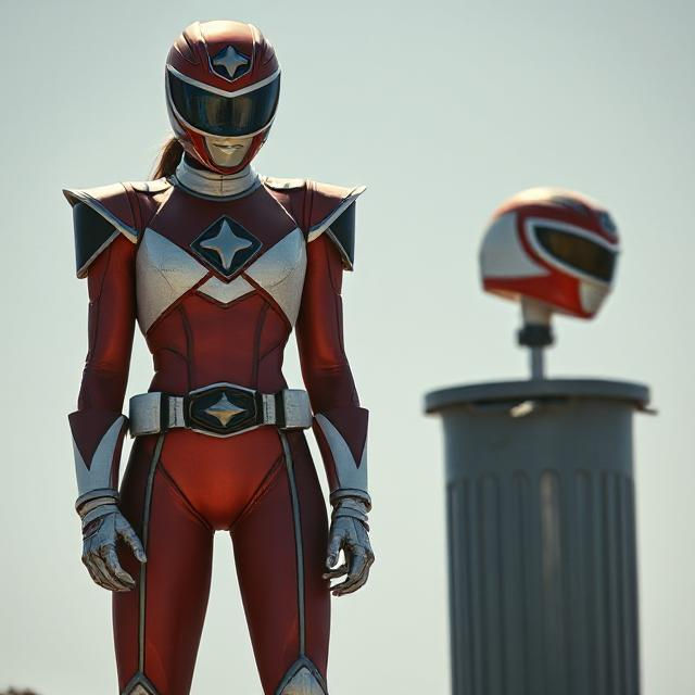 Star Force Red Power Ranger Respecting The dead by Meteorite36 on ...