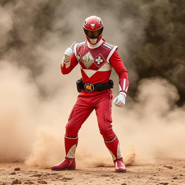 Red Power Ranger rescue force by Meteorite36 on DeviantArt