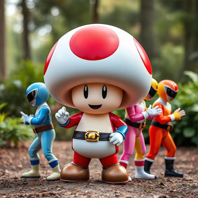 Toad as a Power Ranger, awesome action figure by Meteorite36 on DeviantArt