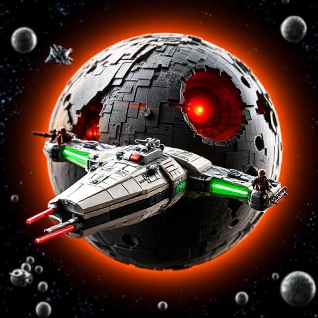 Lego Character Exploding Lego death star about to explode rebels Winning by Meteorite36 on ...