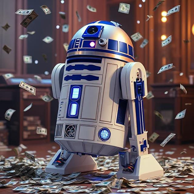 Animated R2 Coin R2-D2 making a lot of money hell yeah by Meteorite36 on DeviantArt