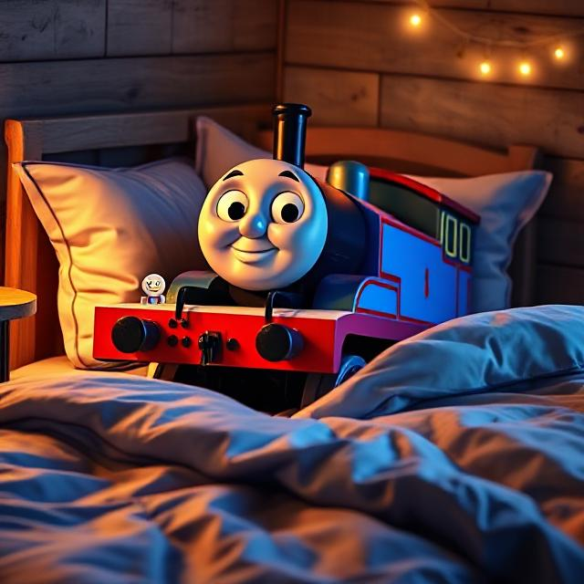 Sleep Less Thomas Thomas the Tank Engine sleeping in bed by Meteorite36 on DeviantArt