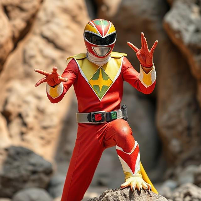 Lizard red Power Ranger by Meteorite36 on DeviantArt