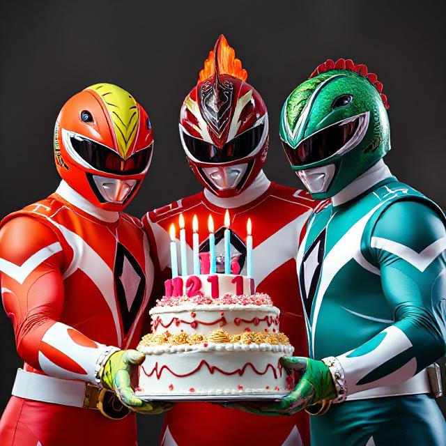 Power Rangers Birthdays Deviantart The Power Rangers celebrating a birthday by Meteorite36 on DeviantArt