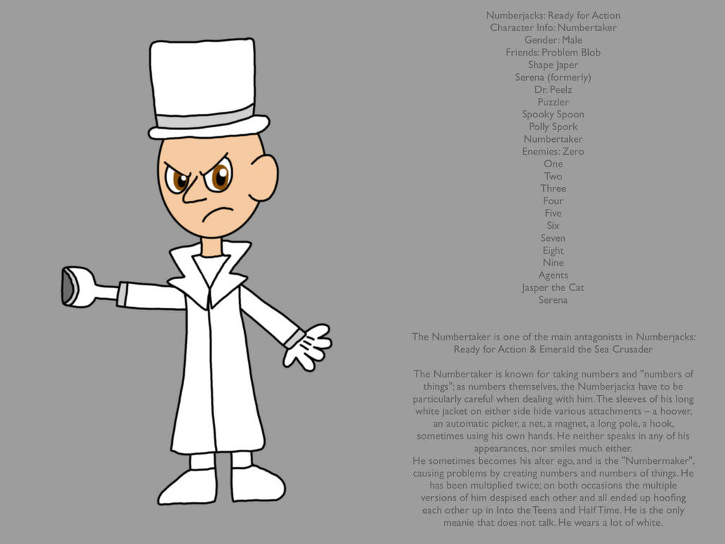 Vrchat Numbertaker NJRFA: The Numbertaker Character Profile by SonicGamer69 on DeviantArt
