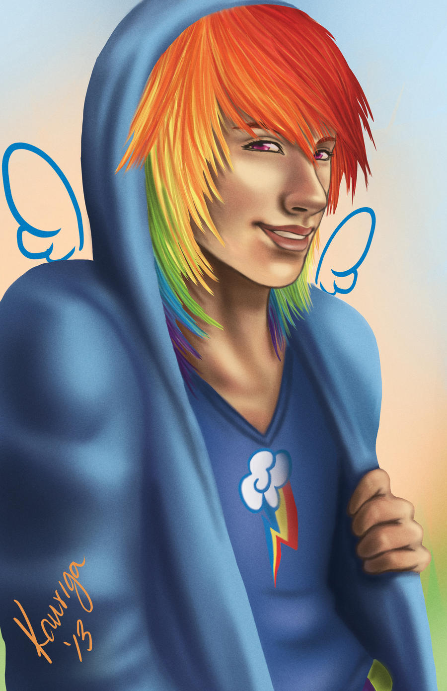 Rainbow dash-man