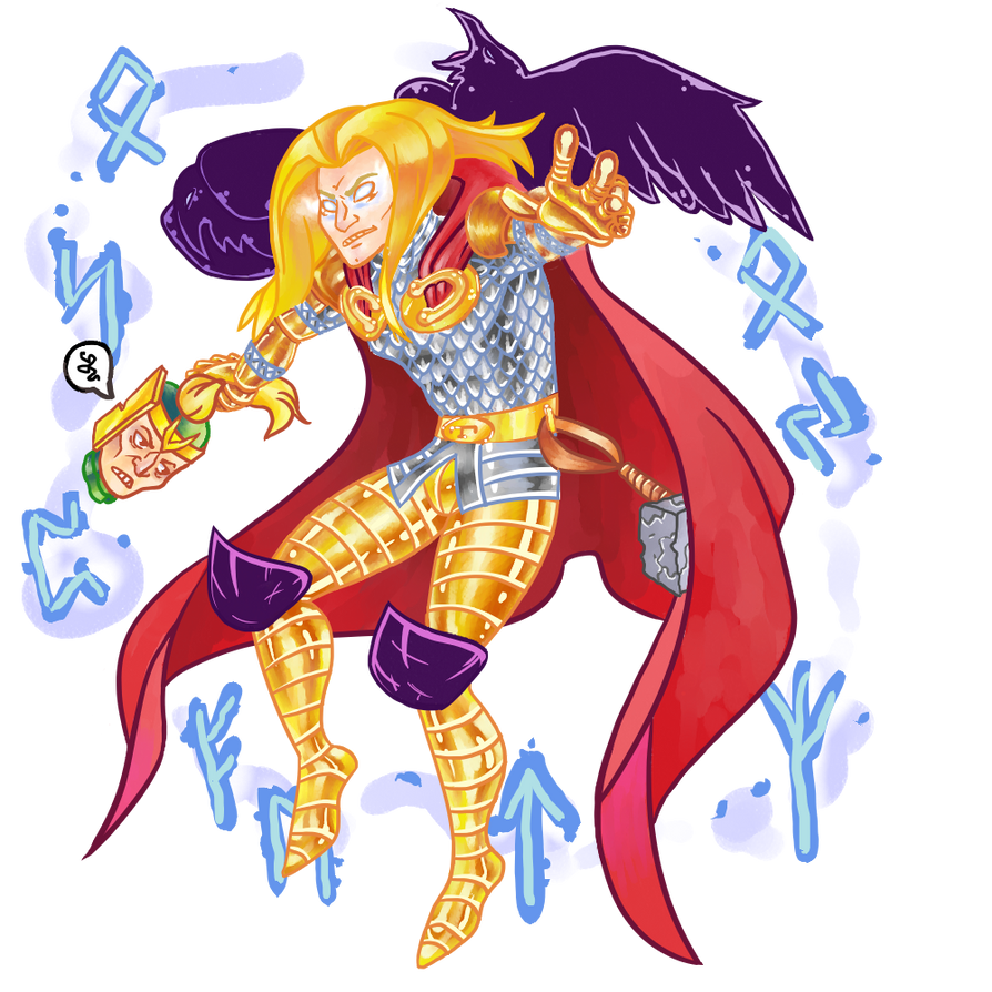 Thur Rune Rune King Thor by VerdigrisCactus on DeviantArt