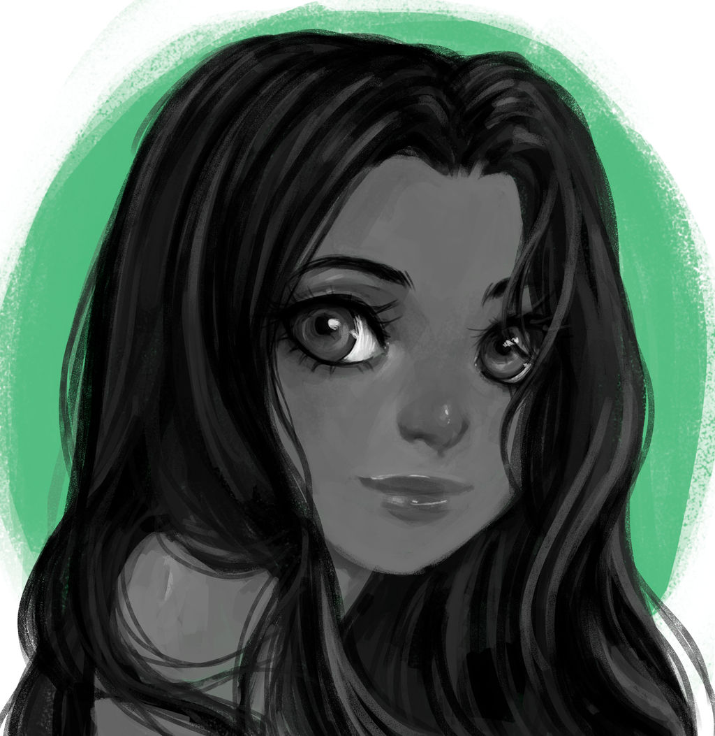 Jui - commission sketch headshot