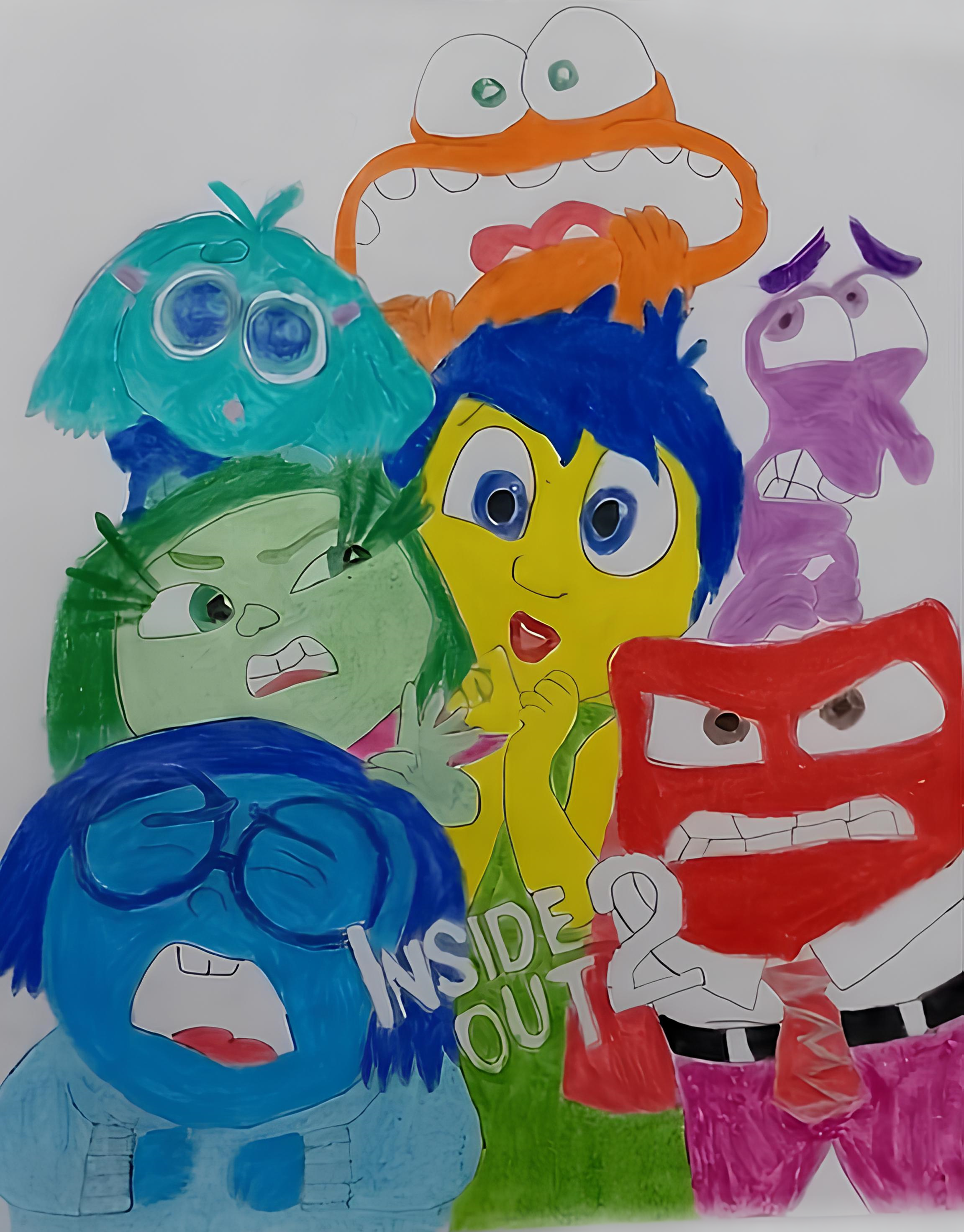 Inside Out Ii Deviantart Inside Out 2: Hand Drawn Fan Art by KvL30n4rd0Fr on DeviantArt