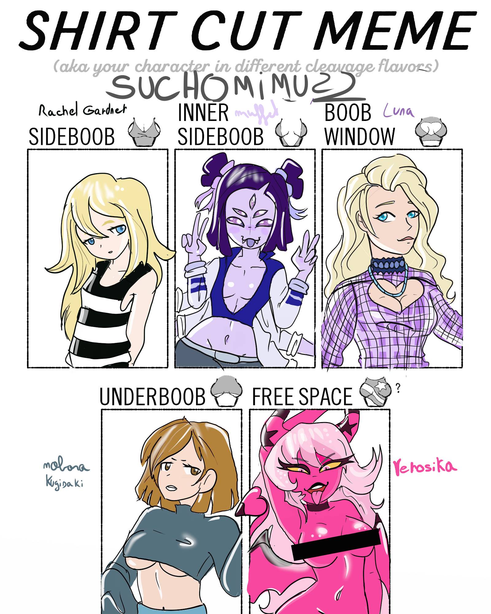 shirt cut meme medley by dragoneo2 on DeviantArt